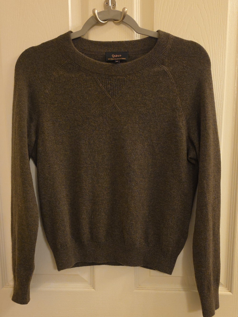 Quince 100% Mongolian Cashmere Sweater - Brown